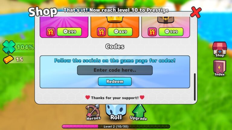 How to Redeem RNG Heroes Codes