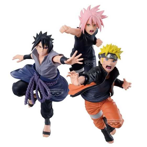 Naruto Team 7 Members Reunite in Latest Banpresto Merchandise Release