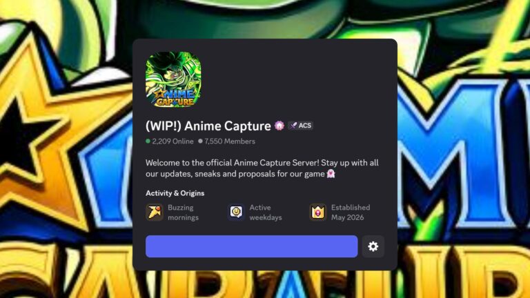 Official Anime Capture Discord Server