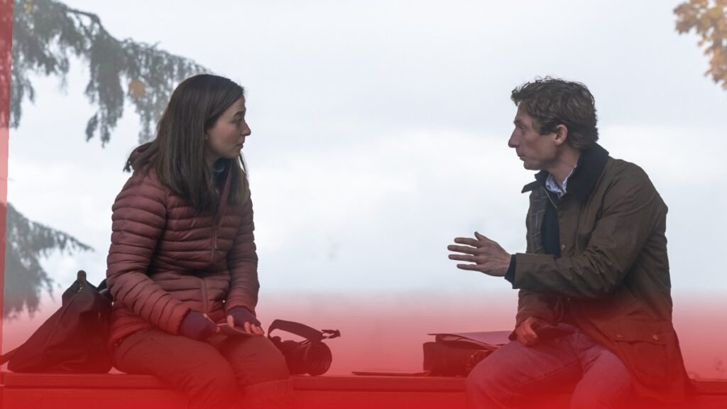 Jeremy Allen White e Mikey Madison encaram debate sobre tecnologia e jornalismo em clipe