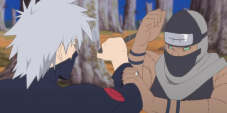 Kakashi Leads Team 10 Against Kakuzu's Five Hearts