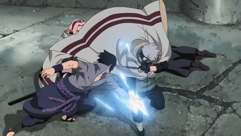 Kakashi vs. Sasuke After He Turns Against the Leaf