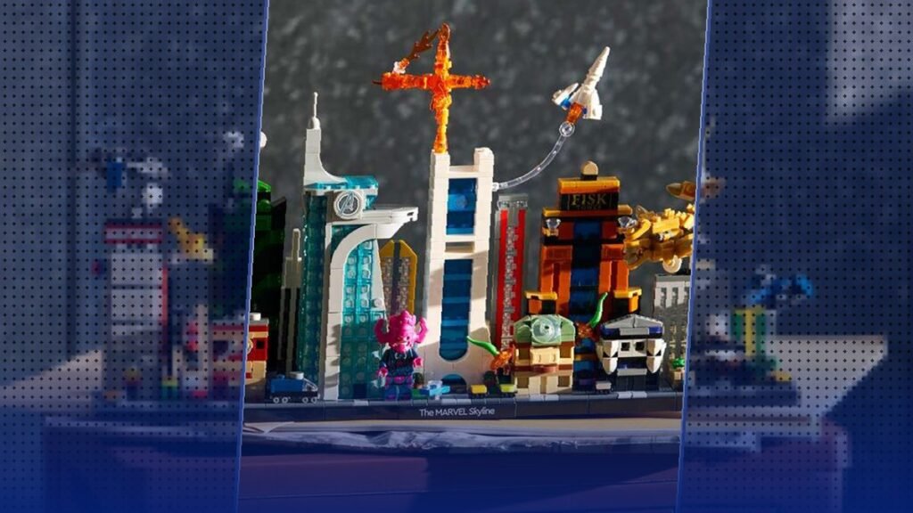 LEGO recria o universo Marvel em um skyline cheio de easter eggs