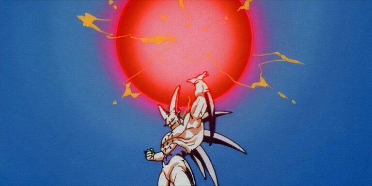 Omega Shenron Fights With The Pure Power Of All Seven Evil Shadow Dragons