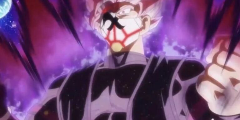 Super Dragon Ball Heroes' Crimson-Masked Saiyan Has Super Saiyan Rosé Power